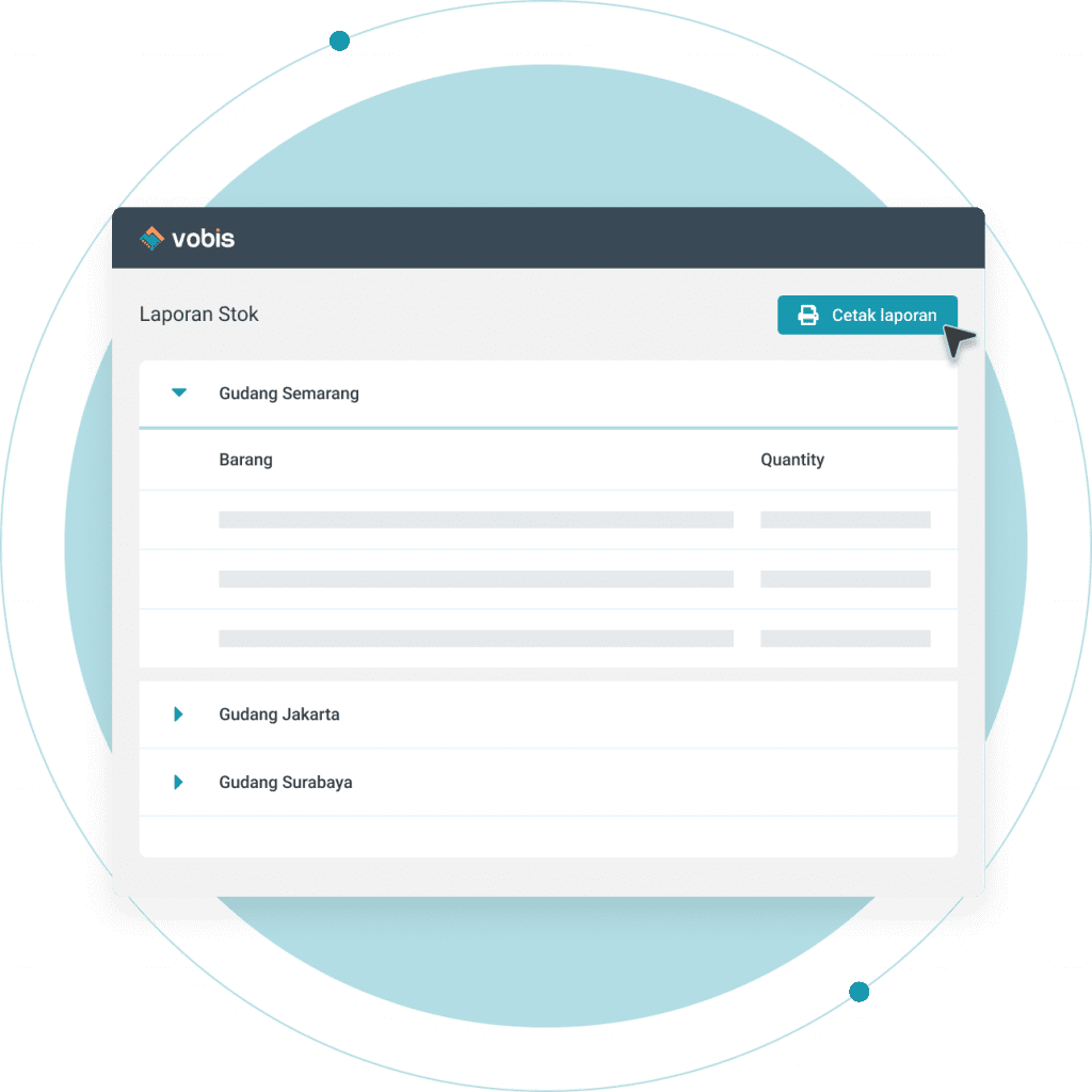 Vobis - Laporan stok